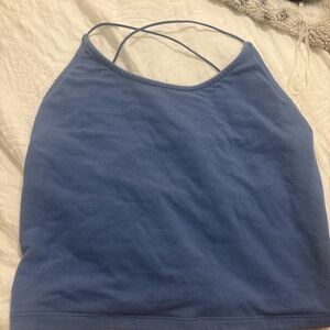 American Eagle Outfitters Blue Strappy Top